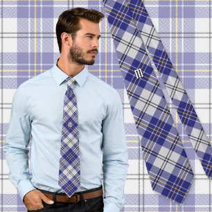 Clan MacPherson Blue Dress Tartan Neck Tie Krawatte