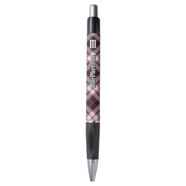 Clan MacPherson Chasse Stylo Tartan (Devant (Vertical))