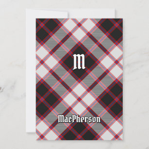 Clan MacPherson Chasse Tartan Invitation