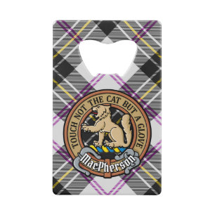 Clan MacPherson Crest sur le tatan de robe