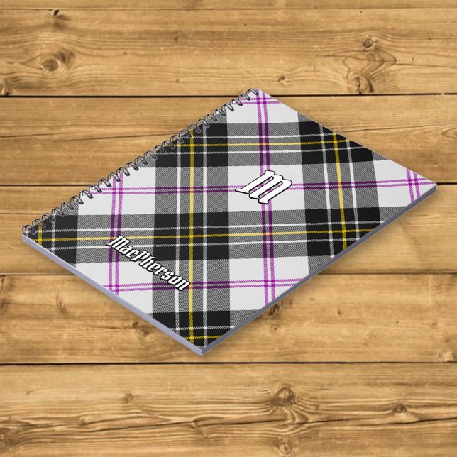 Clan MacPherson Dress Tartan Notebook Notizblock (Von Creator hochgeladen)