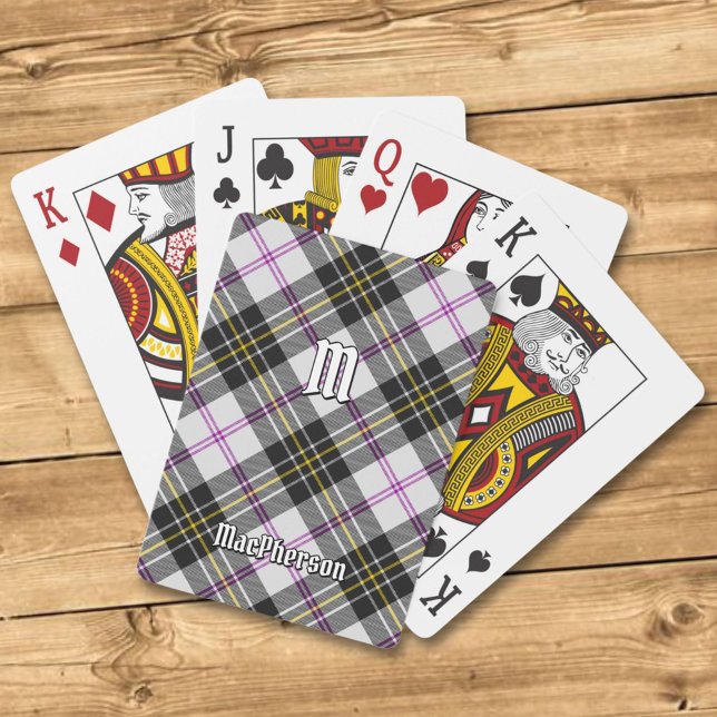 Clan MacPherson Dress Tartan Spielkarten (Von Creator hochgeladen)