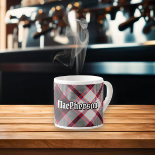 Clan MacPherson Jagd Tartan Espresso Cup Espressotasse