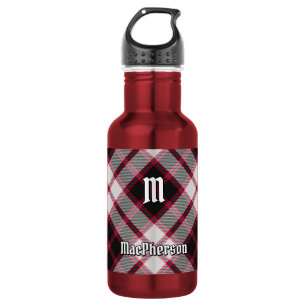 Clan MacPherson Jagdtartan-Stahlwasserflasche Edelstahlflasche