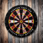 Clan MacPherson Red Dress Tartan Dart Board Dartscheibe<br><div class="desc">Clan MacPherson traditionelles rotes Kleid Tartan mit modernen Farben. Nahtloses Muster. Zwei benutzerdefinierte Textbereiche auf dem äußeren Ring.</div>