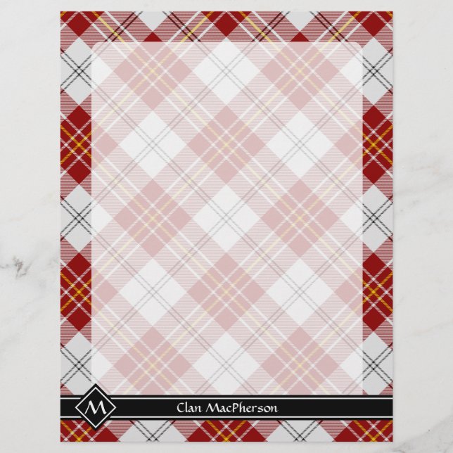 Clan MacPherson Red Dress Tartan Flyer (Vorne)