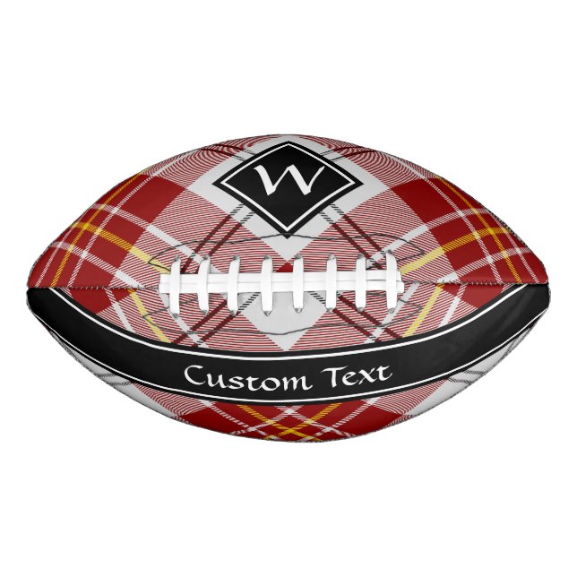 Clan MacPherson Red Dress Tartan Football (Vorderseite)