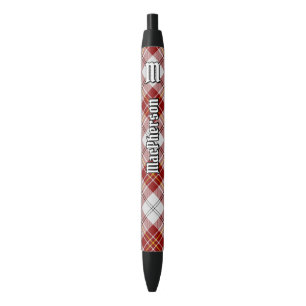 Clan MacPherson Red Dress Tartan Ink Pen Kugelschreiber