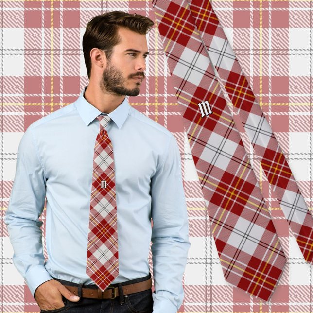 Clan MacPherson Red Dress Tartan Neck Tie Krawatte (Von Creator hochgeladen)