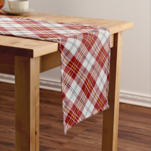 Clan MacPherson Red Dress Tartan Table Runner Großer Tischläufer