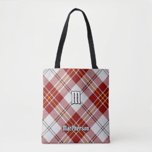 Clan MacPherson Red Dress Tartan Tote Bag Tasche