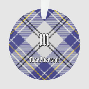 Clan MacPherson robe bleue Tartan Ornament