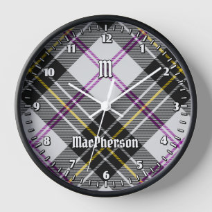 Clan MacPherson robe Tartan Grande horloge
