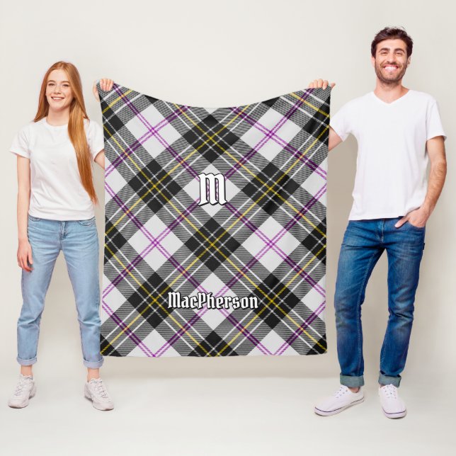 Clan MacPherson robe Tartan polaire couverture (En situation)