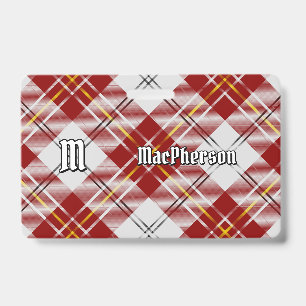 Clan MacPherson Roter Kleid Tartan Abzeichen Ausweis