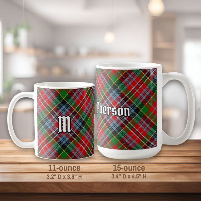 Clan MacPherson Tartan Coffee Mug (Créateur téléchargé)