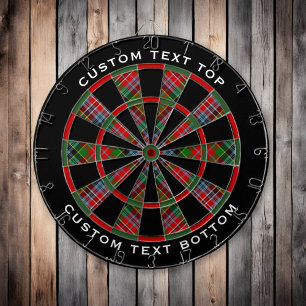 Clan MacPherson Tartan Dart Board Dartscheibe