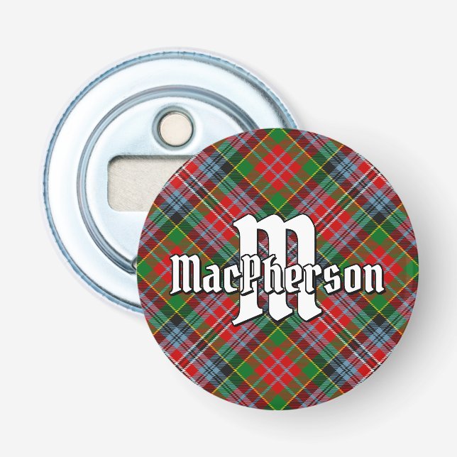 Clan MacPherson Tartan Flaschenöffner (Vorderseite)