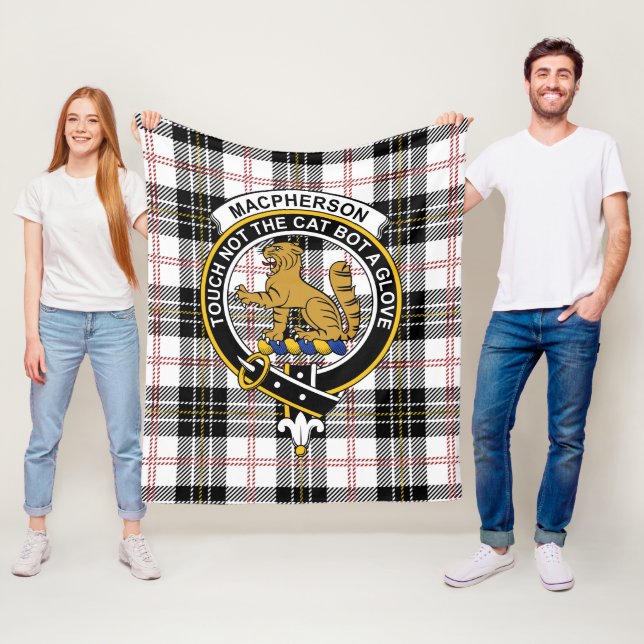 Clan MacPherson Tartan Kariert Fleecedecke (Beispiel)