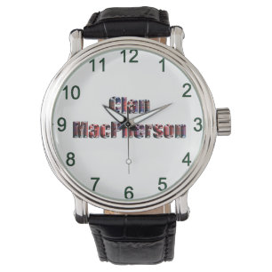 Clan MacPherson Tartan Logo, Armbanduhr