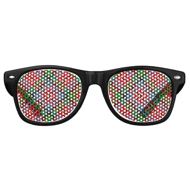 Clan MacPherson Tartan Lunettes de soleil rétro (Devant)