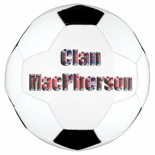 Clan Macpherson Tartan Name, Soccerball Fußball