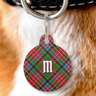 Clan MacPherson Tartan Pet ID Tag Haustiermarke