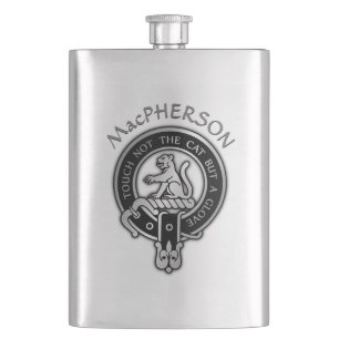 Clan MacPherson Wappen Flask Flachmann