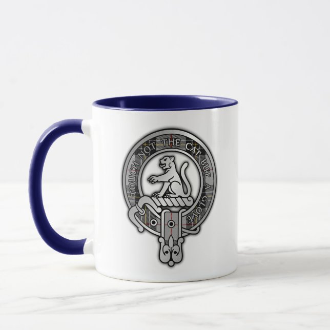 Clan MacPherson Wappen & Tartan Tasse (Links)
