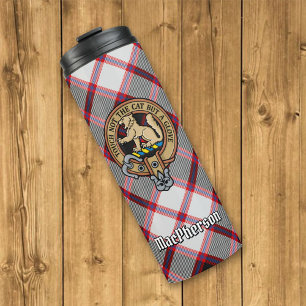 Clan MacPherson Wappen über die Jagd auf Tartan Thermosbecher