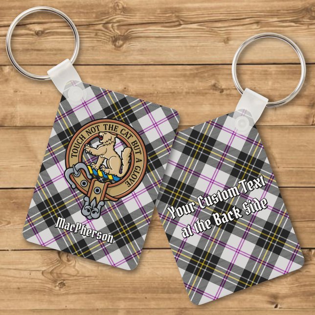 Clan MacPherson Wappen über Dress Tartan Schlüssel Schlüsselanhänger (Von Creator hochgeladen)