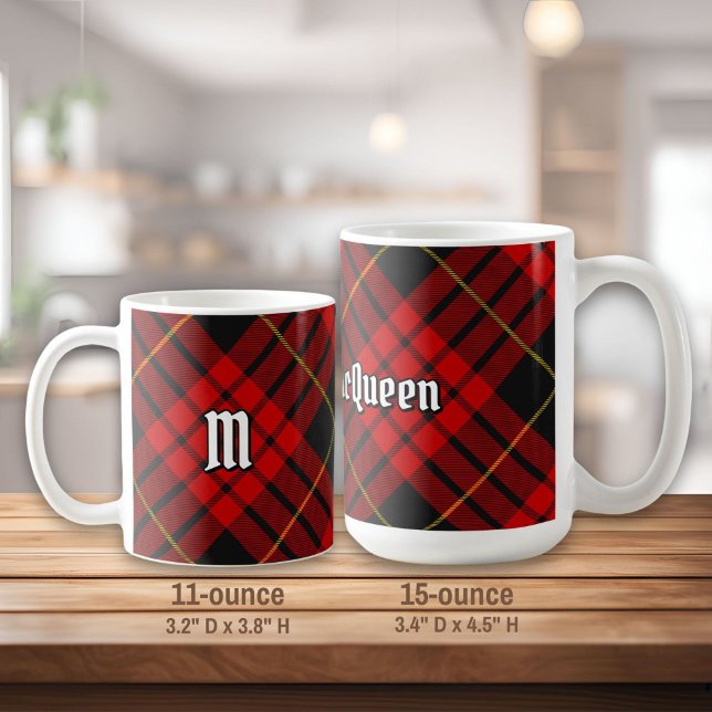 Clan MacQueen Tartan Kaffeetasse (Von Creator hochgeladen)