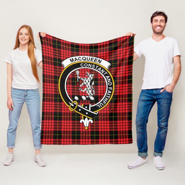Clan MacQueen Tartan Kariert Fleecedecke (Beispiel)