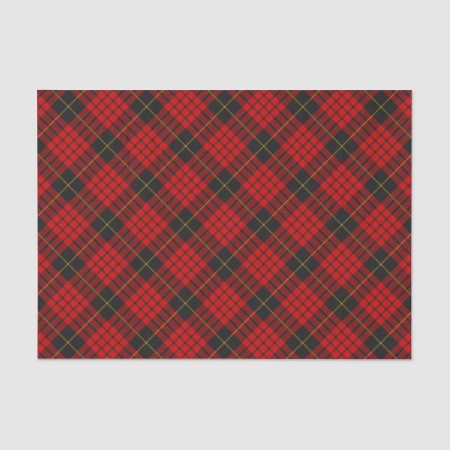 Clan MacQueen Tartan Seidenpapier (Vorderseite)