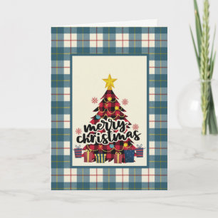 Clan MacRae Conchra Tartan Weihnachtskarte Feiertagskarte