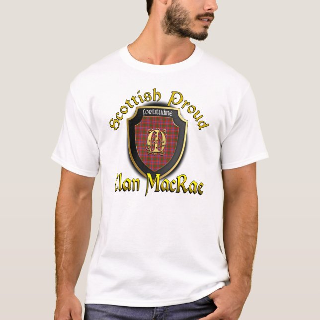 Clan MacRae schottische stolze Shirts (Vorderseite)
