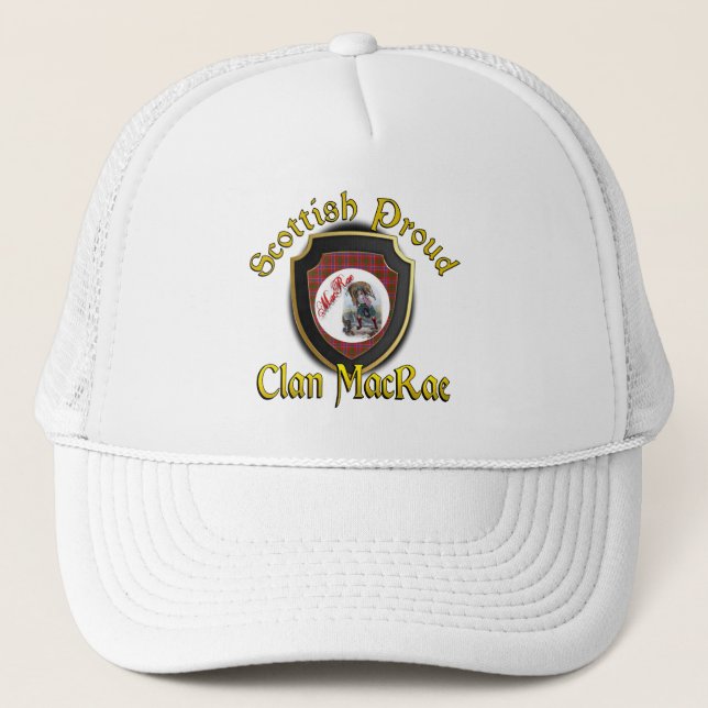 Clan MacRae Scottish Dynsty Cap Truckerkappe (Vorderseite)