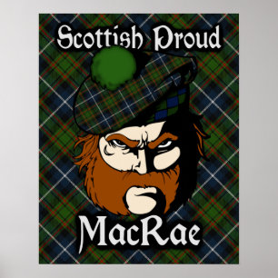 Clan MacRae Scottish Tartan Poster