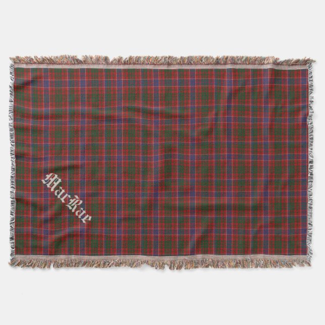 Clan MacRae Tartankarierte kundenspezifische Decke (Vorderseite)