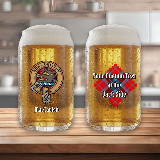 Clan MacTavish Crest sur Tartan (Créateur téléchargé)