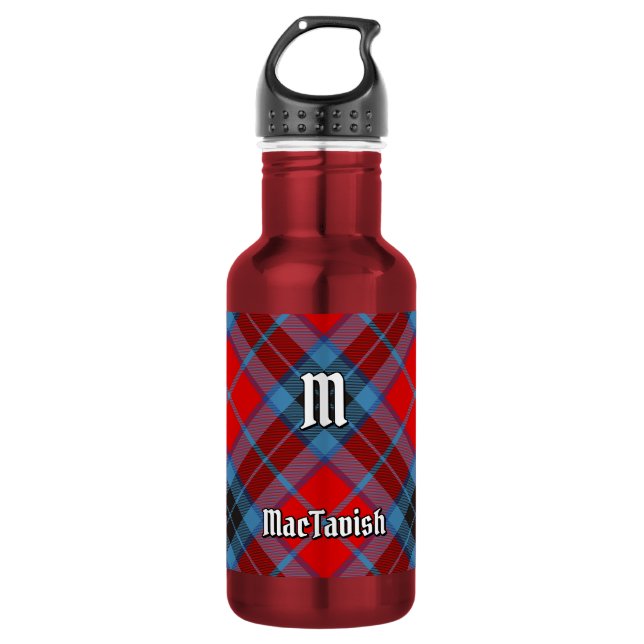 Clan MacTavish Tartan Edelstahlflasche (Vorderseite)
