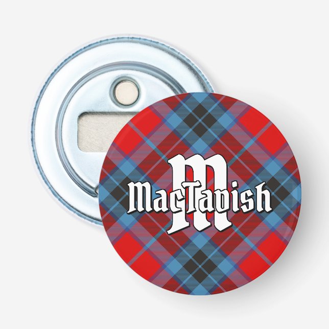 Clan MacTavish Tartan Flaschenöffner (Vorderseite)