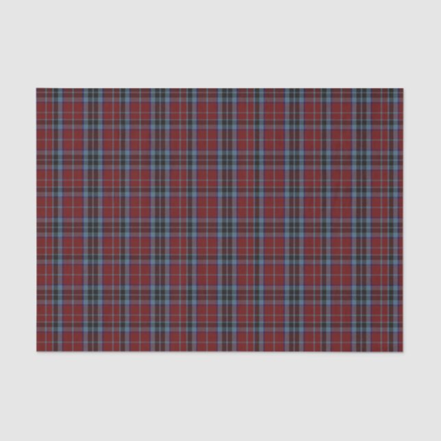 Clan MacTavish Tartan Kariertes Gewebe Seidenpapier (Vorderseite)