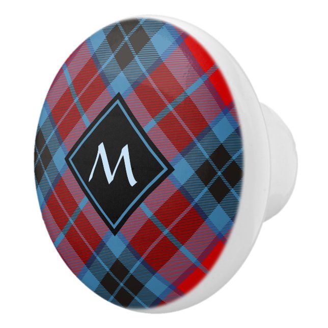 Clan MacTavish Tartan Keramikknauf (Rechts)