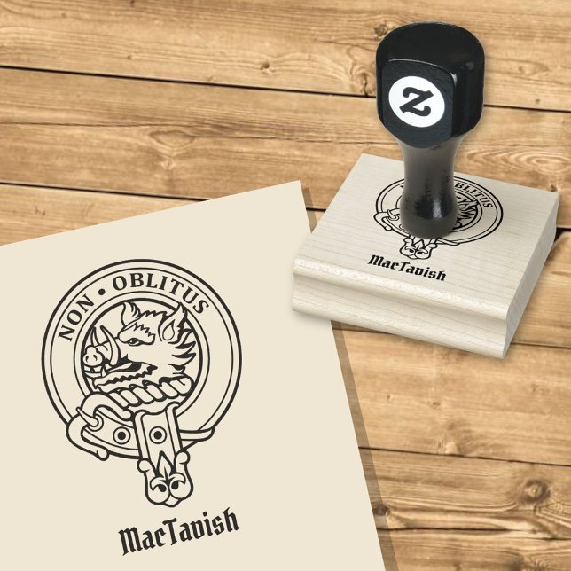 Clan MacTavish Wappen Gummistempel (Von Creator hochgeladen)
