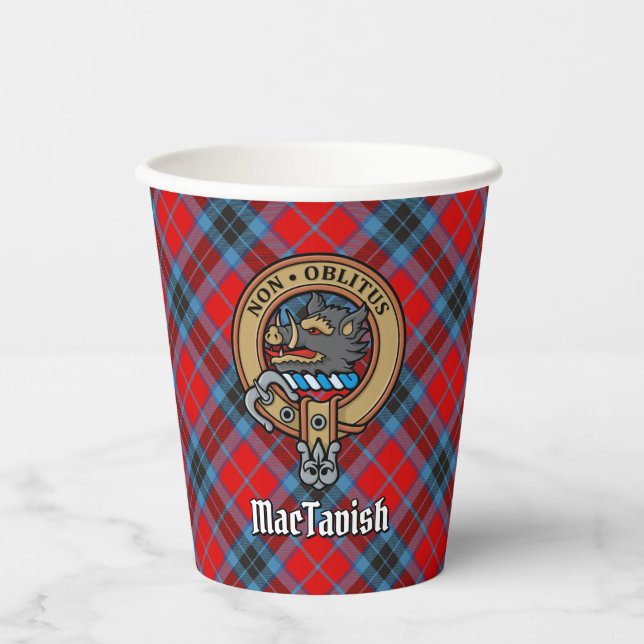 Clan MacTavish Wappen Paper Cups Pappbecher (Vorderseite)