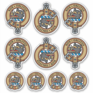Clan MacTavish Wappen Sticker Set