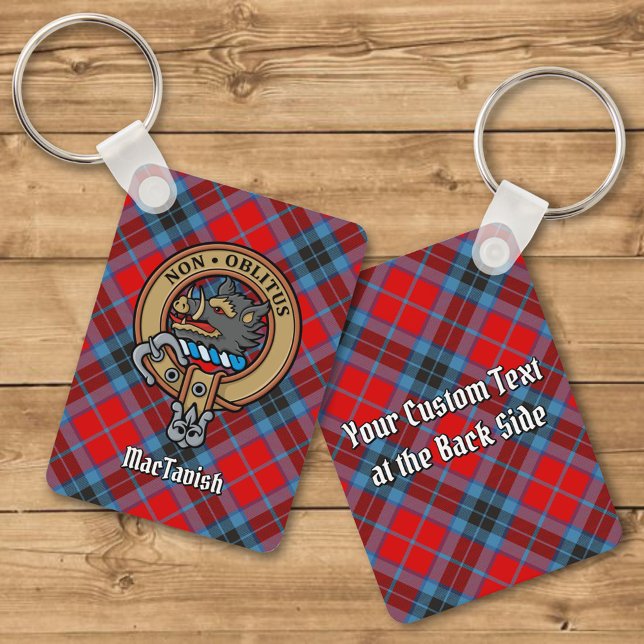 Clan MacTavish Wappen über Tartan Schlüsselanhänge Schlüsselanhänger (Von Creator hochgeladen)