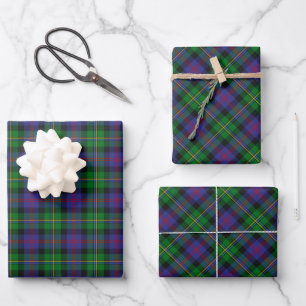 Clan Malcolm Tartan Geschenkpapier Set
