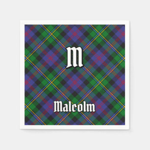 Clan Malcolm Tartan Serviette